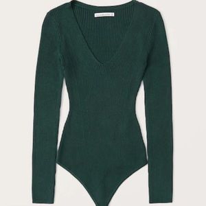 Dark green abercrombie sweater body suit